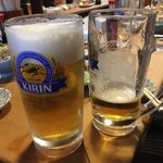 岸田屋 - 生ビール