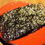 韓国のり。いたってふつうの韓国のりでした。