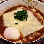 Udon Resutoran Henkotsu - チーズ半玉カレーうどん、アップ