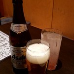 きときと - 瓶ビールと梅チューハイ