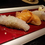 烏賊・赤貝・平目