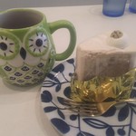 ふんわりさん - キャラメルバナナシフォン400円と赤いハーブティー300円