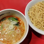 浅草製麺所 - 坦々つけ麺　白麺あつもり　中盛り