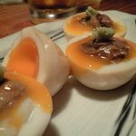 池田屋 - 半熟卵のうに載せ