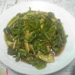 清華 - 2011/06/27 一品料理　鶏肉のピーマン炒め 680円