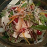 おちゃのこ彩菜 - 自家製豆腐のサラダ