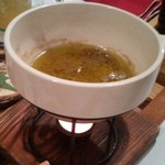 おちゃのこ彩菜 - 熱々オイル