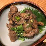 とやま鮨らーめん - バイ貝の肝です。