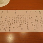 まる富 - 30年4月　御献立