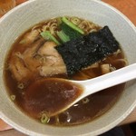 ラーメン車屋 - 標津の鮭節らーめん 600円