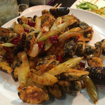 小城 - カイコの蛹強火香り炒め 1,000円