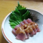 味処ただに - まぐろの酢みそ合