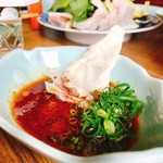 ふぐ料理 与太呂 - 薬味たっぷり!!