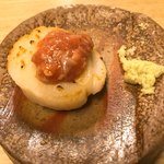 和洋酒菜 ひで - これうますぎ！帆立の酒盗乗せ！