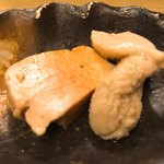 和洋酒菜 ひで - あん肝と鰆の白子  痛風待った無しw