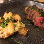 和洋酒菜 ひで - 上州サガリのステーキと筍