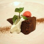 PRIMO - ガトーショコラとフランボワーズのソルベ