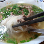 Cat Tuong - 1803_Cat Tuong_PHO BO TAI CHIN＠55,000VND(Rare Beef and well done with Noodles) 牛肉フォー フォーリフト