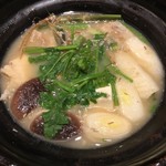 割烹酒亭 三分亭 - クエ小鍋¥5800