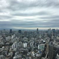 Longrain Tokyo - お店を出た廊下からの眺望。