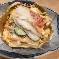 割烹酒亭 三分亭 東京ミッドタウン日比谷 - 毛蟹サラダ¥1000