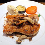 ラトリエ プリュ - チキングリル（薩摩錦鶏） 本日のソース（バルサミコ）