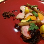 しまなみふれんち Murakami - サッパリしつつ旨味のあるレモンポークの脂に、華やかなポルチーニ茸キャラメリゼの粉末が合う！