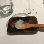 ウシマル - お口直しに柑橘系のシャーベット