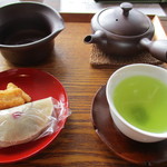 ティーショップ夕日 - 霧島茶セット