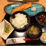 会席料理 かど36 - 鮭塩焼き