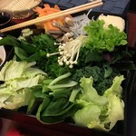 しゃぶしゃぶ浜田 - 地物野菜がたっぷり！