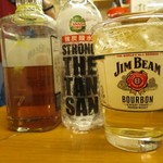 立ち呑み しゅう - 置いていたボトルを出してもらってハイボール