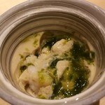 わしょく宝来 - 青海苔とフキノトウの 茶碗