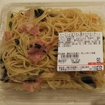 ディオ - ベーコンとほうれん草のペペロンチーノ (税抜)91円 (2018.04.15)