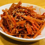 韓国家庭料理ハレルヤ - 激辛‼赤ゴボウ（300円）