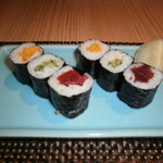 和食 清水 - 江戸前寿司セットの巻物