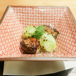 虎白 - 鮑と胡瓜と椎茸