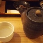 まる貴そば - 蕎麦湯(食事中に後から持ってきてくれます)