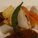 Midsummer Cafe 夏至茶屋 - ハンバーグの付け野菜