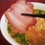 北京飯荘 - 青ねぎ麺の叉焼