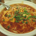 中国料理 東昇餃子楼 - ランチの黒酢マーラー麺