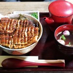 うな豊 - ■まぶし丼 3600円（肝吸い付）