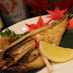 Grilled striped Atka mackerel