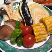 游玄亭 新宿 - 野菜セット。