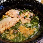 志のや - 「炙り銀鮭丼」お茶漬けver