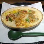 大洗料理つかさ - 帆立、新じゃが、ゴルゴンゾーラのグラタン