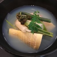 日本料理四四A2 - 蛤・筍・山菜のお椀