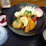 アモール ムツミ - ミックスフライ定食