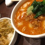刀削麺・火鍋・西安料理 XI’AN - 担々麺・ザーサイ丼のセット