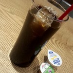 和三條 かた岡 - 食後のアイスコーヒー